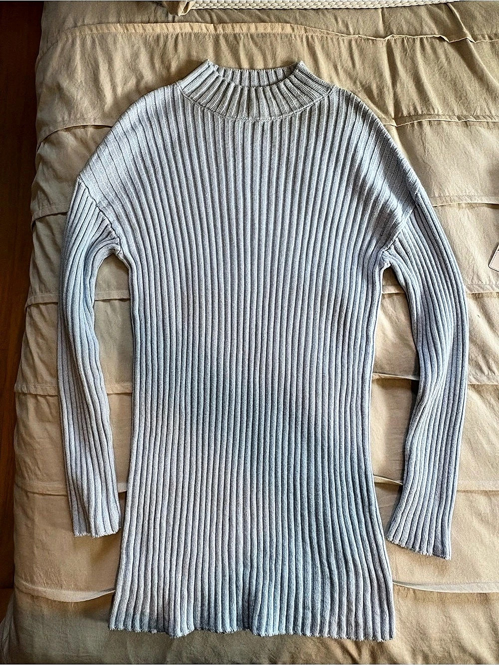 BP Ribbed Turtleneck Sweater Dress